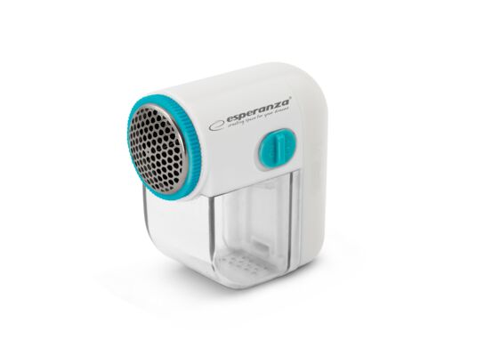 Golarka do ubrań Cuddly biało-turkusowa Esperanza