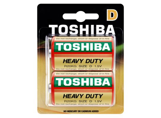 Bateria cynkowo-węglowa R20/2 Toshiba