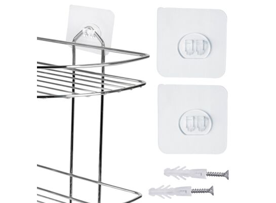 Półka łazienkowa Presto 3P sarożna Silver Sepio