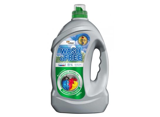 Żel do prania WASH&FREE 4 kg MOUNTAIN FRESHNESS 114 prań