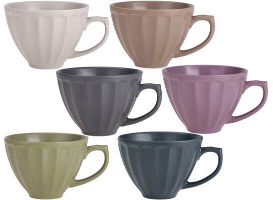 Kubek Vintage 360 ml z kamionki mix kolorów