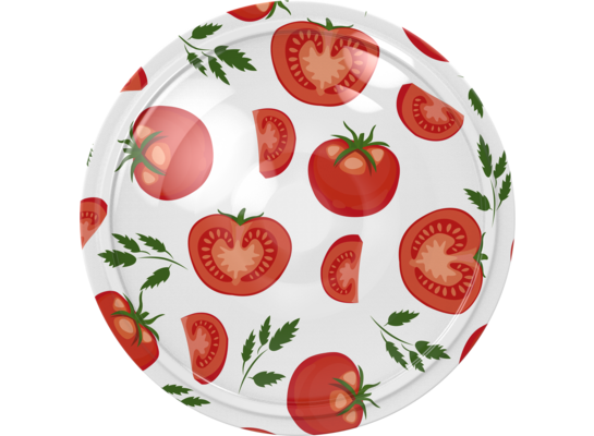 Zakrętka fi66 pomidor 10 sztuk biała