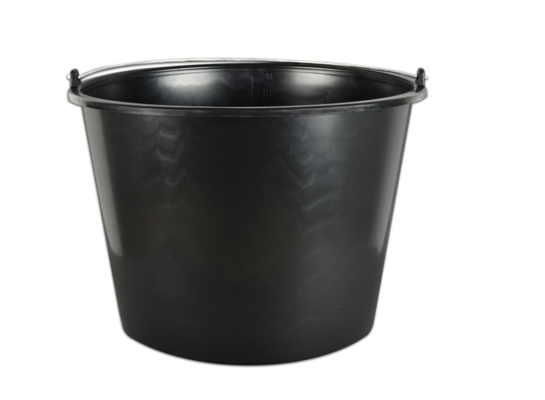 Wiadro budowlane 16 l czarne