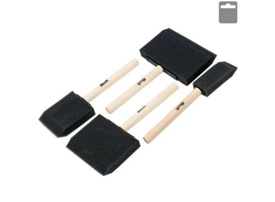 Pędzle gąbkowe 4szt 25/50/75/100 mm