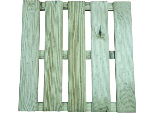 Podest drewniany 40 x 40 cm zielony