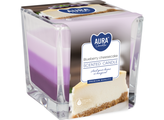 Świeca zapachowa SNK80-359 32h sernik jagodowy Bispol