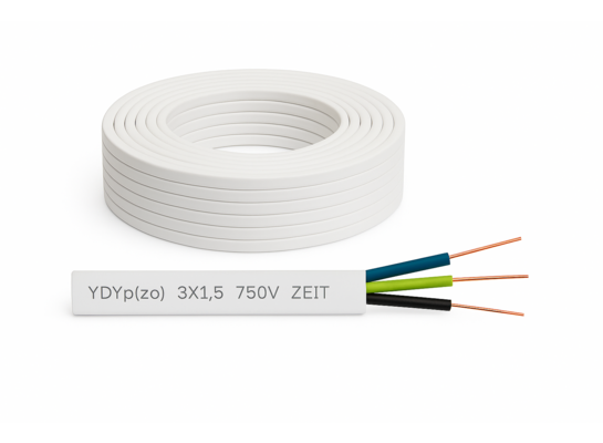 Przewód YDY-P 3 x 1,5 450/750 V 100 m ZEIT