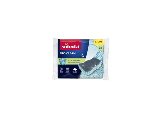 Zmywak z enzymami Vileda Pro Clean Viscose 2 sztuki