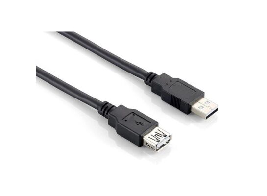 Kabel usb a wtyk usb a gniazdo 1,8 m VA0235-1,8 LB0015 Vayox czarny