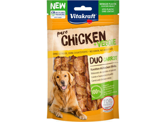 Przysmak dla psa Chicken Veggie z marchewką 80 g Vitakraft