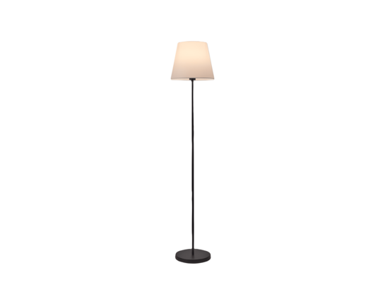 Lampa podłogowa Artemis 150 cm czarna podstawa biały abażur ADRILUX