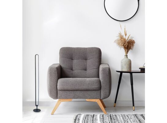 Lampa podłogowa LED Barto 125 cm RGB 19W z pilotem matowy czarny RABALUX