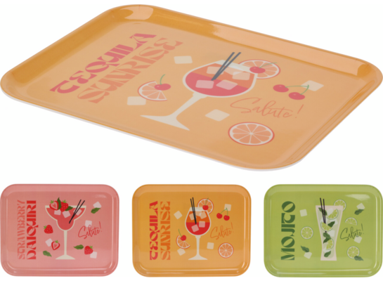 Taca do serwowania 36,5 x 28,7 cm melamina różne kolory 1 szt.