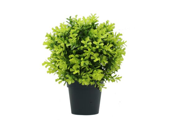 Kwiat sztuczny w doniczce zielony wys.20 cm