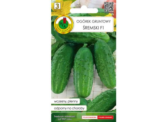 Ogórek gruntowy śremski F1 1,5g GC 3 PNOS