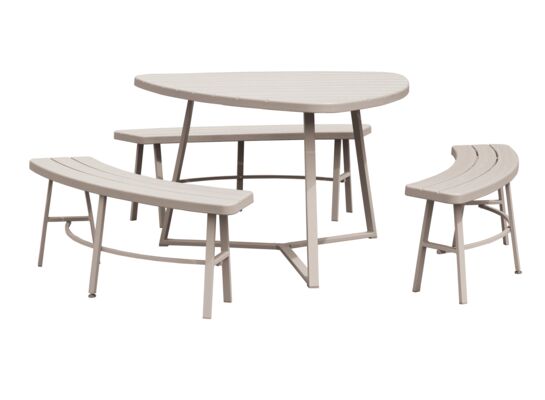 Zestaw piknikowy Heart-look beżowy