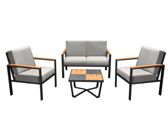Zestaw mebli ogrodowych grey