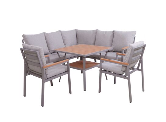 Zestaw mebli Calisto jasnoszary