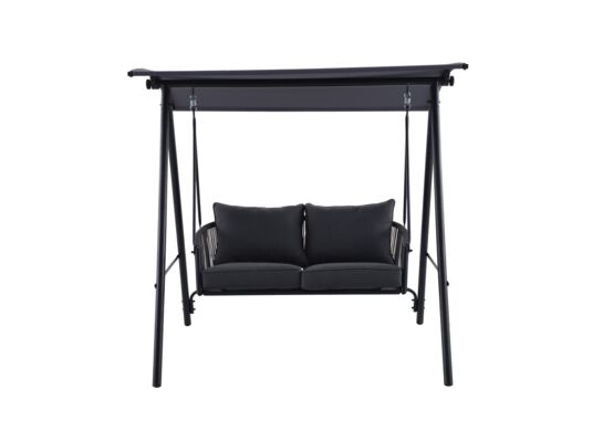 Huśtawka ze sznurkami 171,5 x 129 x wys. 169 cm grafit