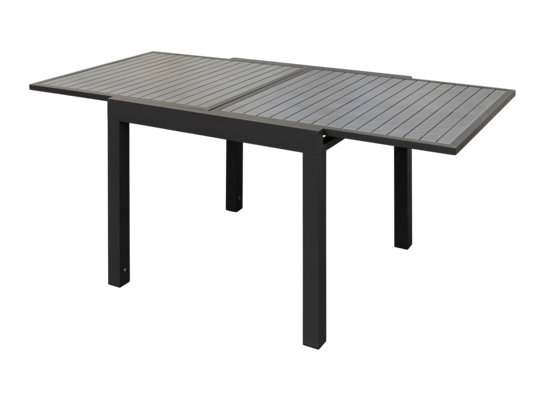 Stół rozkładany Sahara 90-180 x 90 x 75 cm szary/grafit