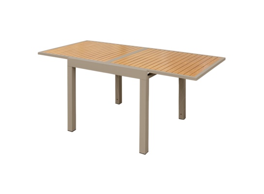 Stół rozkładany Sahara 90-180 x 90 x 75 cm taupe