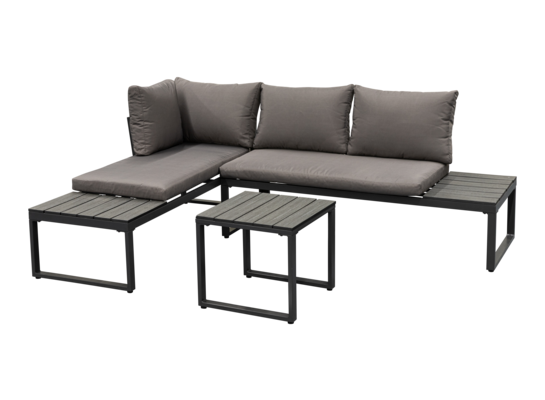 Zestaw mebli ogrodowych Costa szary