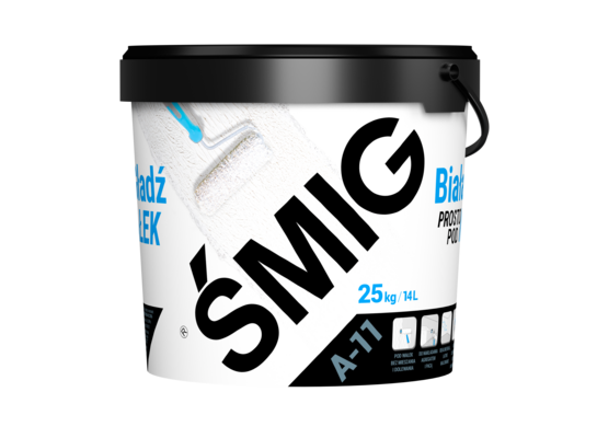 Gładź Prosto Pod Wałek biała A-11 25 kg Śmig