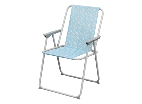 Krzesełko turystyczne skałdane błękitne Piccolo