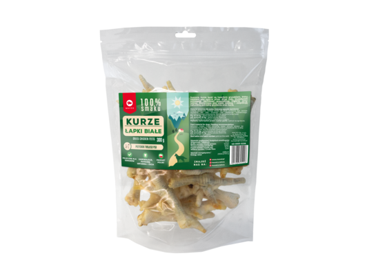 Przysmak dla psa kurze łapki białe 300 g Maced