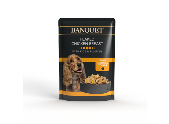 Karma mokra dla psa kurczak z ryżem i dynią 100 g Banquet
