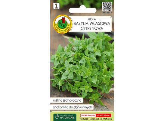 Bazylia właściwa cytrynowa 0,2 g GC 1 PNOS
