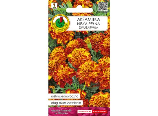 Aksamitka pełna niska dwubarwna 0,5 g GC 1 PNOS