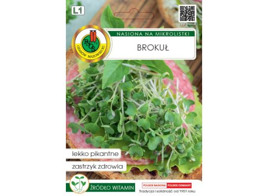 Nasiona na mikrolistki brokuł 5 g GC L PNOS