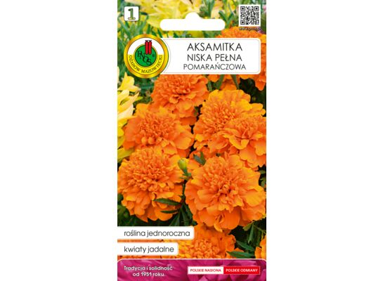 Aksamitka pełna niska pomarańczowa 0,5 g GC 1 PNOS