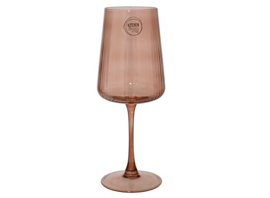 Kieliszek na wino szklany kasztanowy 2 szt.