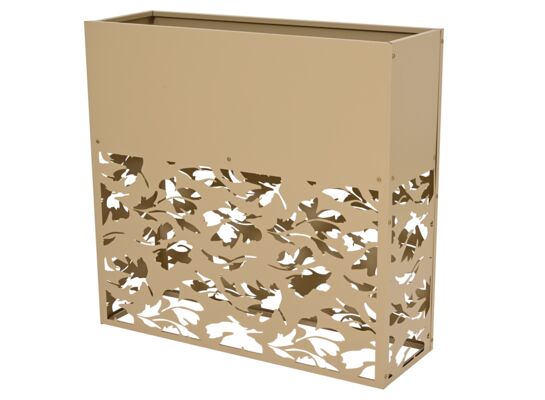 Kwietnik metalowy 105 x 35 x 100 cm piaskowy