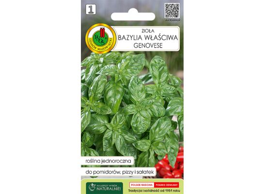 Bazylia właściwa zielona Genovese 0,3 g GC 1 PNOS