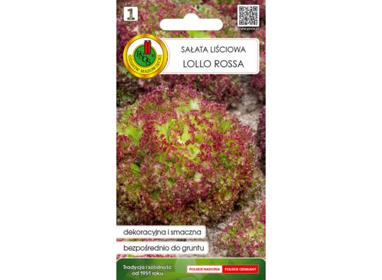 Sałata liściowa Lollo Rossa 0,5 g GC 1 PNOS