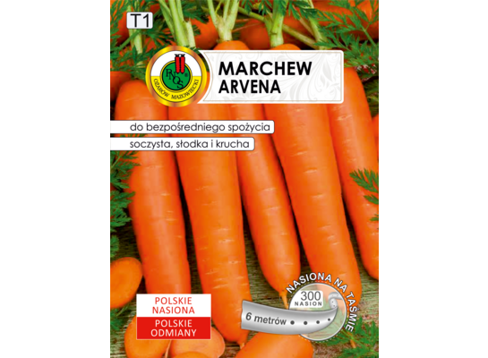 Marchew jadalna Arvena 6 m GC T1 PNOS