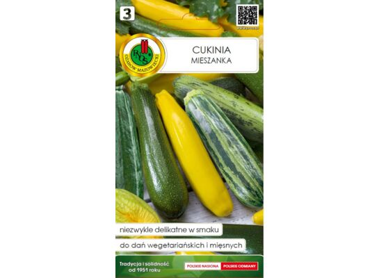 Mieszanka odmianowa - dynia zwyczajna cukinia 3 g GC 3 PNOS