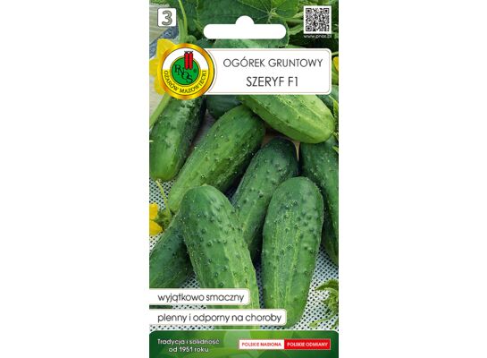 Ogórek gruntowy Szeryf F1 2 g GC 3 PNOS