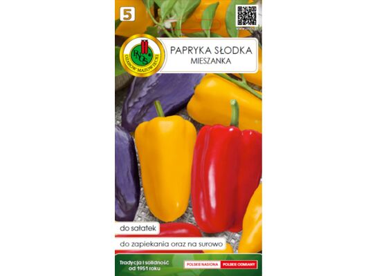 Mieszanka odmianowa - papryka słodka 0,3 g GC 5 PNOS