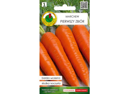 Marchew jadalna pierwszy zbiór 2 g GC 1 PNOS
