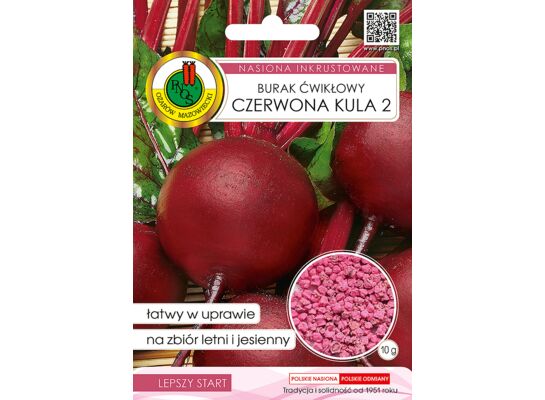 Burak ćwikłowy czerwona kula 2 inkrustowany 10 g GC inkrust PNOS