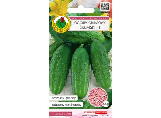 Ogórek gruntowy śremski F1 inkrustowany 6,5 g GC inkrust PNOS