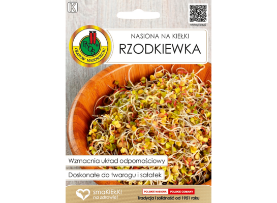 Nasiona na kiełki rzodkiewka 20 g GC K PNOS