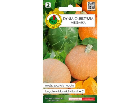 Mieszanka odmianowa - dynia olbrzymia 3 g GC 2 PNOS