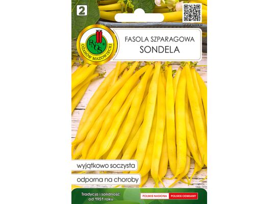 Fasola szparagowa żółta karłowa sondela 20 g GC 2 PNOS