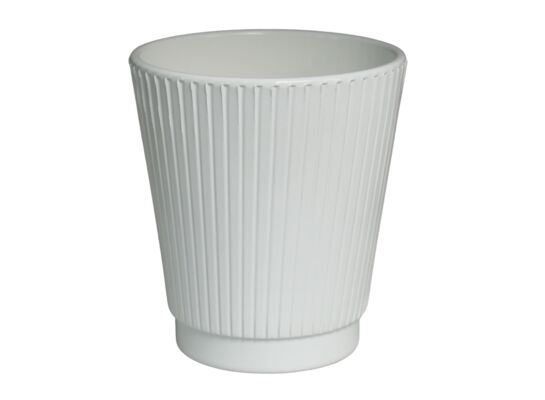 Osłonka storczyk vertical 13 cm biała