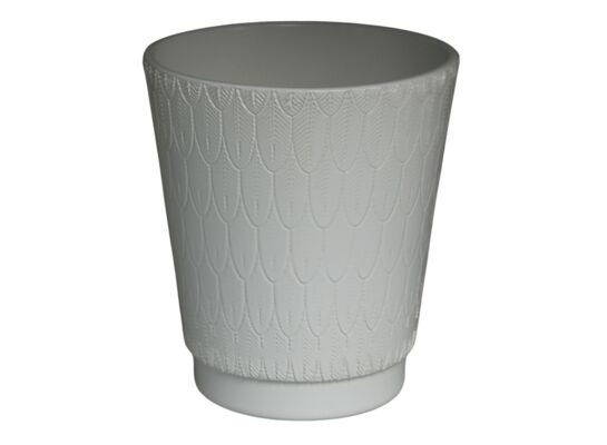 Osłonka storczyk feather 13 cm biała